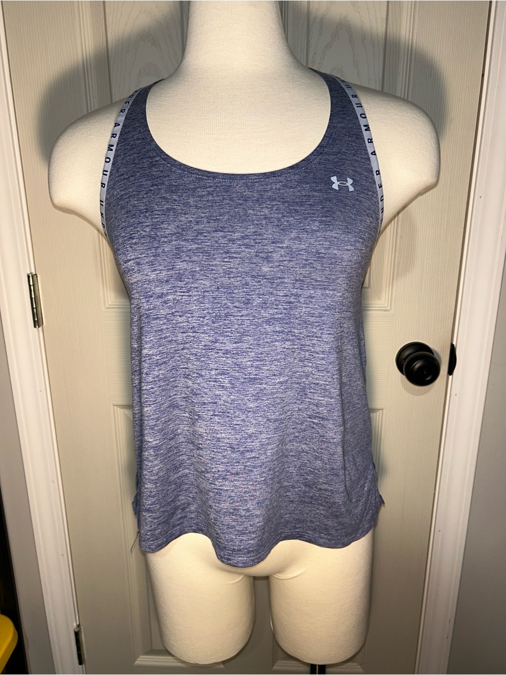 Under Armour Women's Heathered Navy/Blue Performance Tank